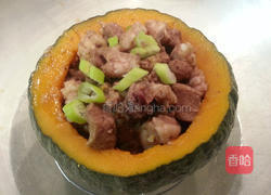 肉排南瓜盅的做法图解8
