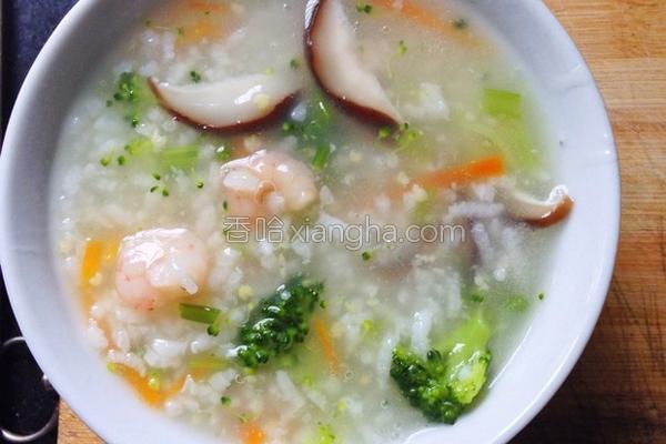 蔬菜虾仁粥的做法_蔬菜虾仁粥的做法大全_蔬