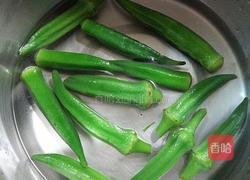 秋葵冷豆腐的做法图解3