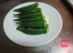 凉拌秋葵的做法图解3