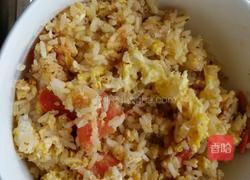 番茄蛋炒饭的做法图解4