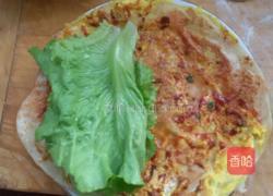 鸡蛋灌饼。的做法图解6