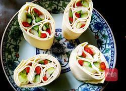 豆腐彩卷的做法图解7