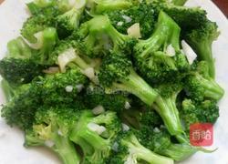 蒜香西兰花。的做法图解4