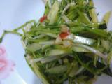 黄瓜凉拌豆芽