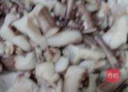 四个菜（香菇青菜.蒸茄子，娃娃菜.青椒炒八爪鱼）的做法图解2