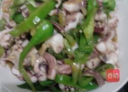四个菜（香菇青菜.蒸茄子，娃娃菜.青椒炒八爪鱼）的做法图解4