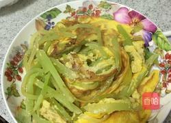 莴笋炒蛋的做法图解5