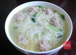 清汤圆子面的做法图解4
