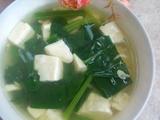 菠菜豆腐汤