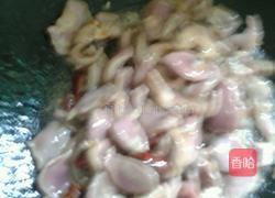 酸豆角炒鸡珍的做法图解3