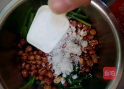 老醋花生拌菠菜的做法图解7