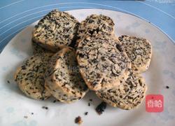 黑芝麻紫菜饼干的做法图解10