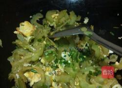 苦瓜炒蛋的做法图解8