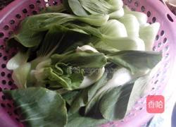 冬茹拌上海青的做法图解1