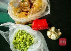 鸡肫炒豆米的做法图解1