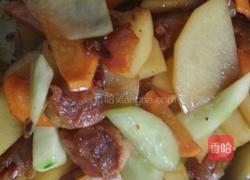 三片炒香肠的做法图解6