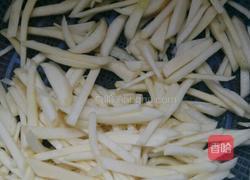 茭白炒肉丝的做法图解2