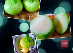 小瓜肉末盅的做法图解1