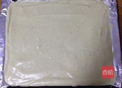 抹茶红豆奶油夹心蛋糕卷的做法图解18