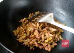 肉丝榨菜的做法图解4