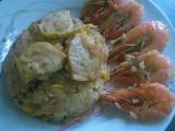 鲜虾玉米饭