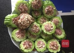 苦瓜酿肉的做法图解6