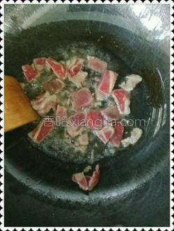 扁豆角炒香菇牛肉的做法图解9