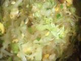 包菜鸡蛋炒粉丝