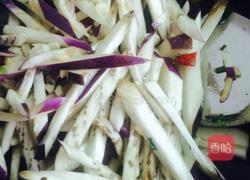 蒜香茄丝的做法图解3