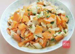 杏鲍菇胡萝卜炒肉的做法图解10