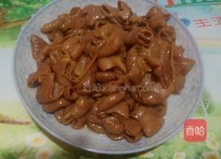 爆炒猪肠的做法图解4