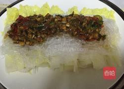 蒜蓉粉丝蒸娃娃菜。的做法图解7