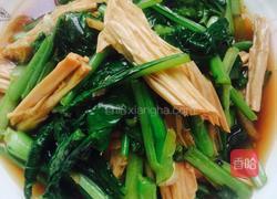 腐竹炒菜苔的做法图解5