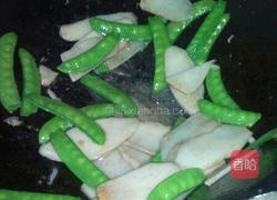荷兰豆山药炒猪心的做法图解5