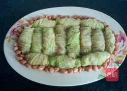 虾皮肉蛋白菜卷的做法图解3