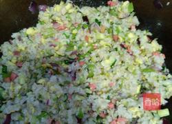 时蔬炒饭的做法图解4