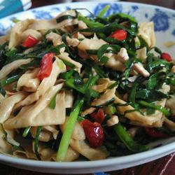 井冈山豆腐皮炒肉