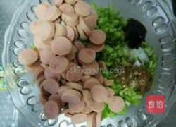 腊肠面饼的做法图解3