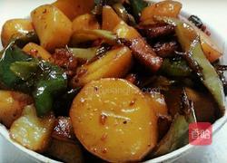 青椒焖土豆的做法图解4