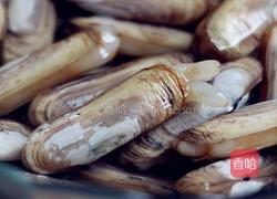 炒蛏子的做法图解1