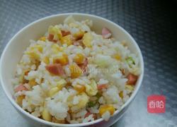 玉米炒饭的做法图解3
