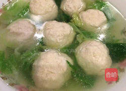 白菜豆腐圆子汤的做法图解6