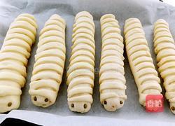 毛毛虫豆沙面包的做法图解12