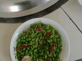 毛豆炒肉