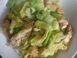 圆白菜炒蛋