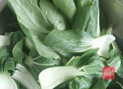 油菜炖豆腐的做法图解1