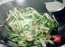 冬菇炒小白菜的做法图解6