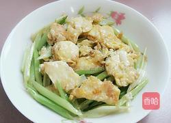 芹菜炒鸡蛋的做法图解9