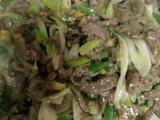 葱爆牛肉